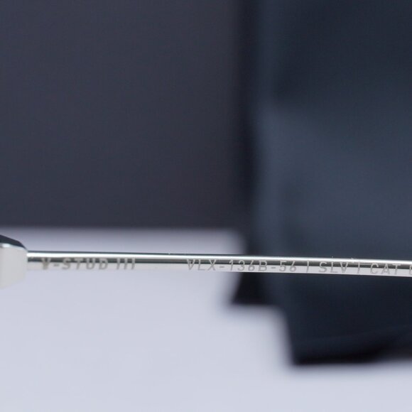 Valentino V-STUD-III VLX-136B Round Eyeglasses 56mm - Silver - Picture 10 of 10